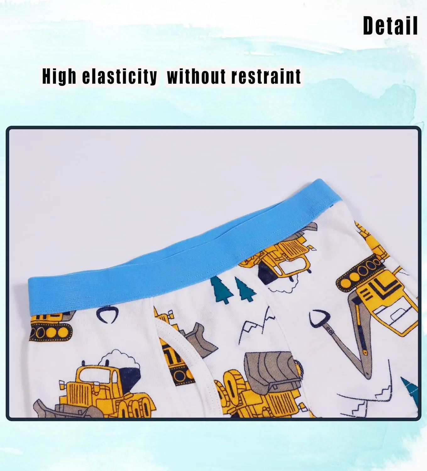 Sladatona Boys Boxer Briefs Shorts Cotton Dinosaur Shark Baby Toddler Underwear for Kids Boy 3/6 Pack
