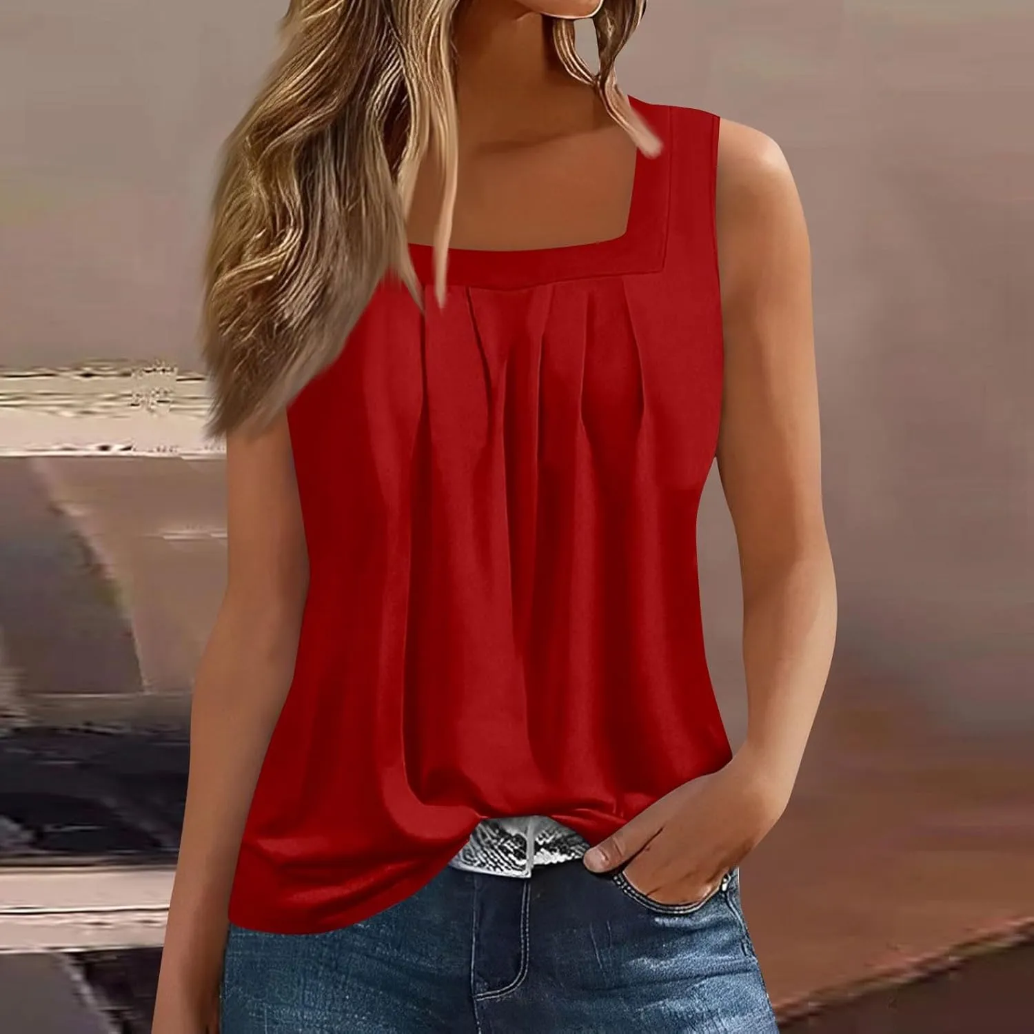 Spring Summer Plus Size Dressy Tank Tops for Women 2025 Womens Workout Floral Boho Beach Sleeveless Tops for Women