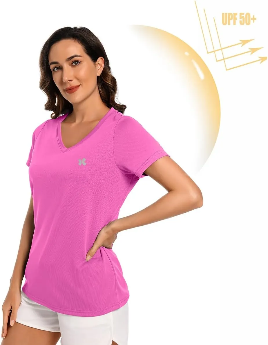 Summer Athletic Sleeveless Tanks Top for Woman Quick Dry UV Protection Running Gym Breathable Sport Shirt Tops