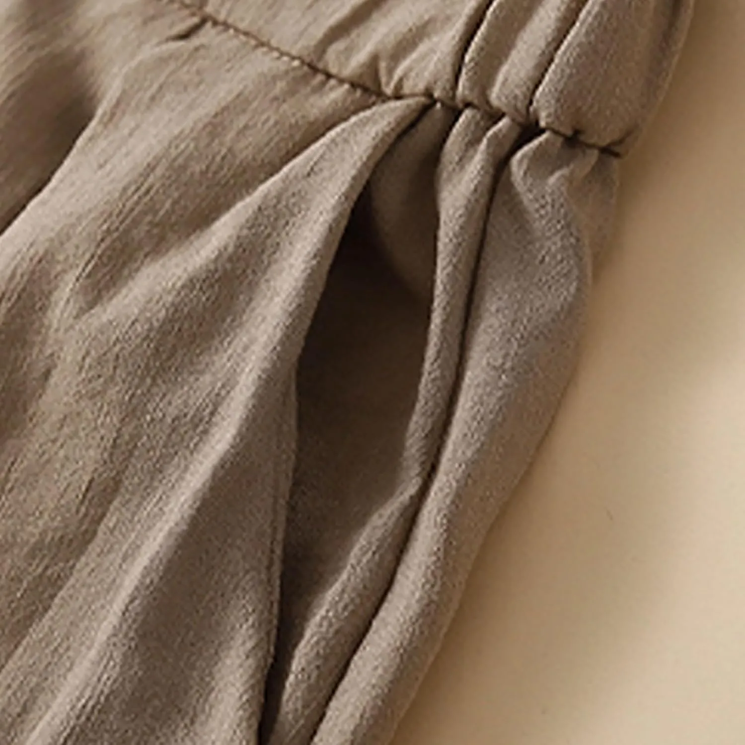 Summer Shorts for Women Loose Elastic High Waisted Shorts Solid Wide Leg Shorts Comfy Elegant Work Trouser Shorts