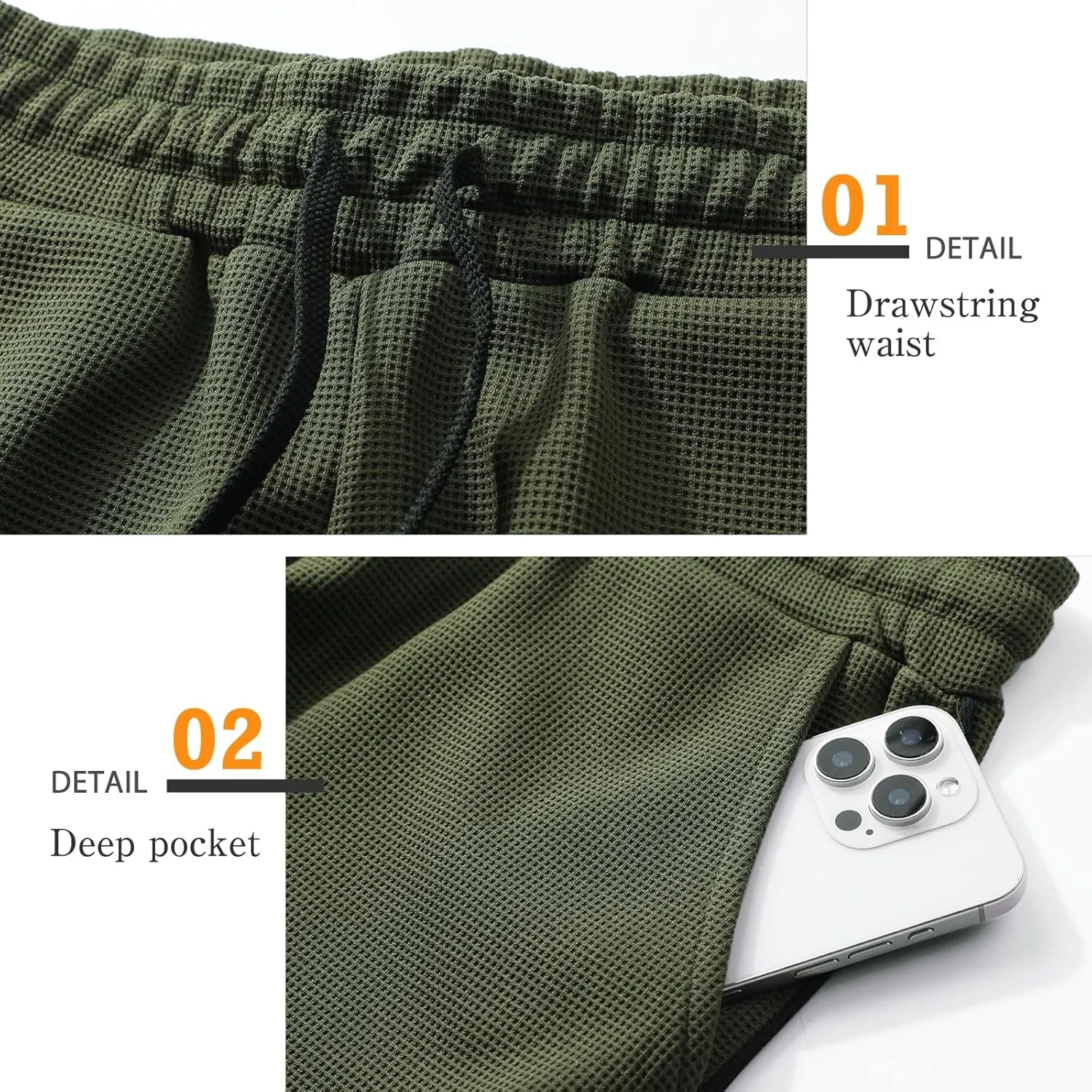 Surenow Men's Running Shorts Lightweight Gym Workout Bodybuilding Shorts 3 Inch Quick Dry Athletic Shorts for Men with Pocket