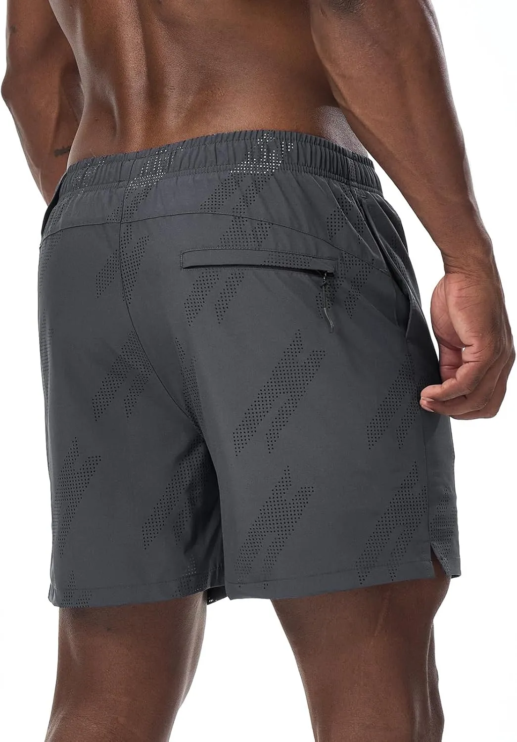Surenow Mens Running Shorts Quick Dry Athletic Shorts Workout Gym Shorts Outdoor Sports Shorts for Men with Liner Training