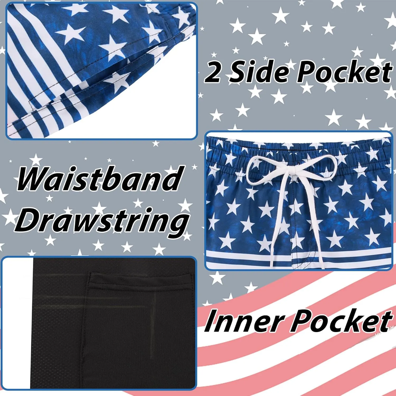 swimsobo Boys Swim Trunks for 5-16 Years Compression Liner Swimsuit Shorts Swimwear Boxer Bathing Suit