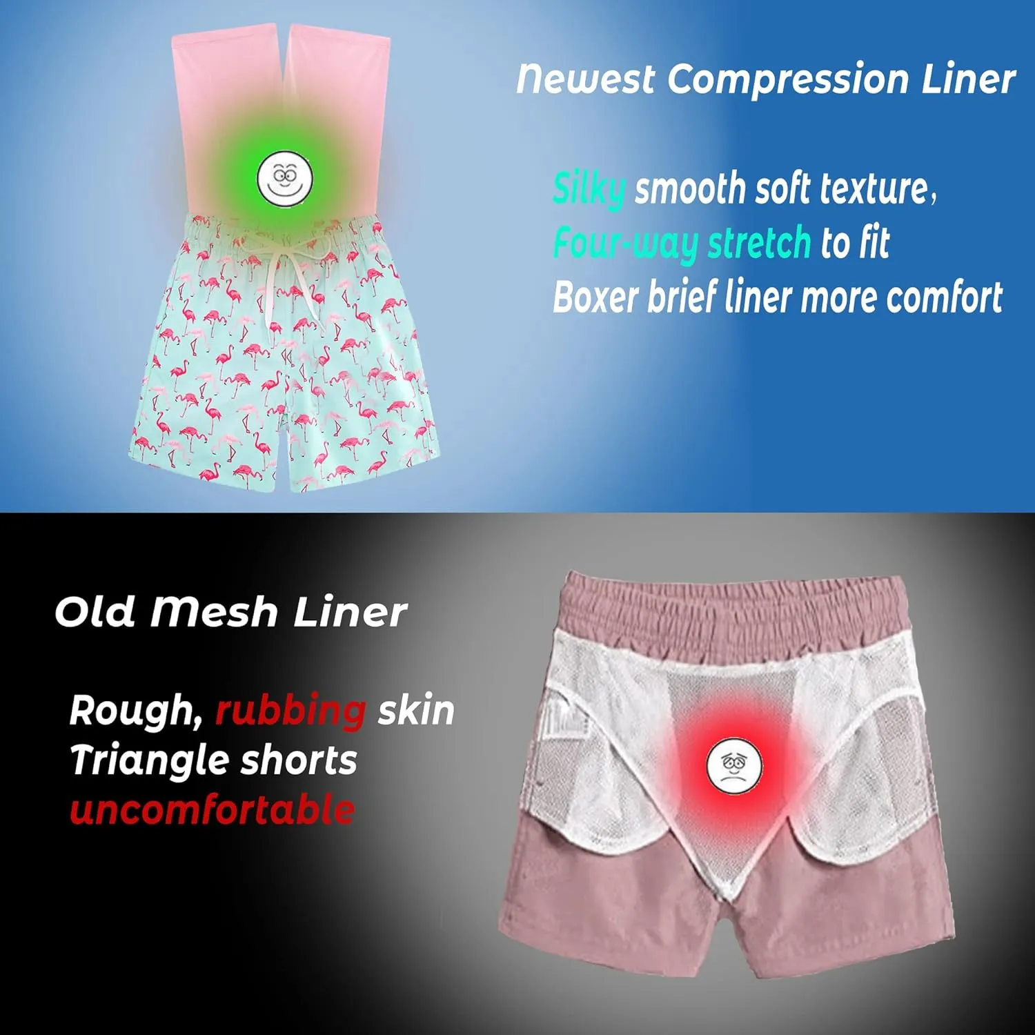 swimsobo Boys Swim Trunks for 5-16 Years Compression Liner Swimsuit Shorts Swimwear Boxer Bathing Suit