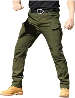 Tactical Pants for Men Waterproof Cargo Pants Multi Pockets Stretch Ripstop Combat Pants Outdoor Hiking Pants Work Pants