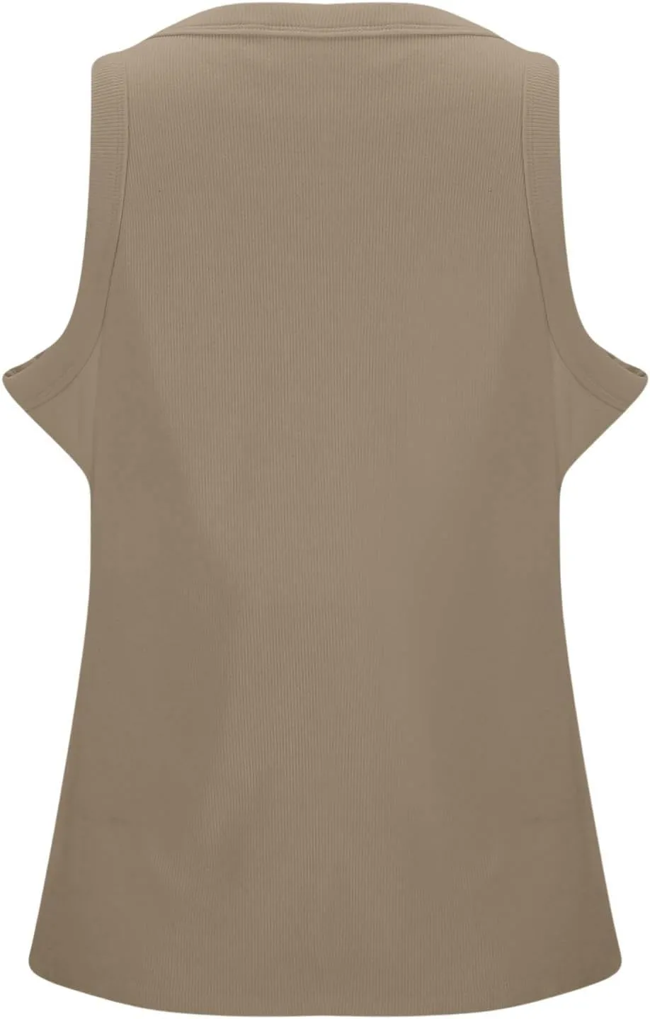 Tank Tops for Women 2025 Built in Shelf Bra Spaghetti Strap Summer Camisole U Neck Slim Fit Ribbed Sleeveless Shirts