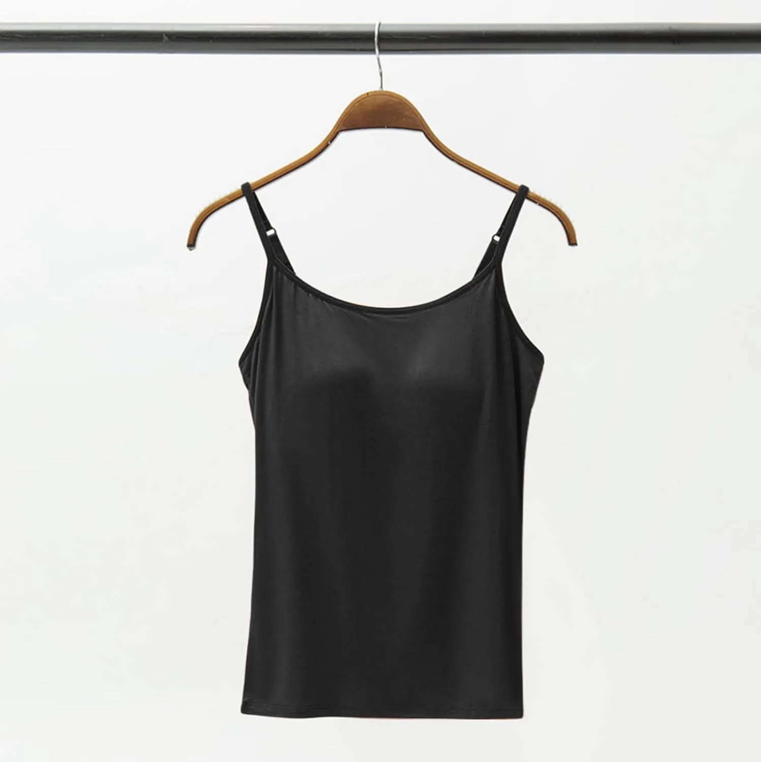 Tank Tops for Women Built with Shelf Bra Adjustable Spaghetti Strap Summer Tanks Sports Outfits Layering Undershirt