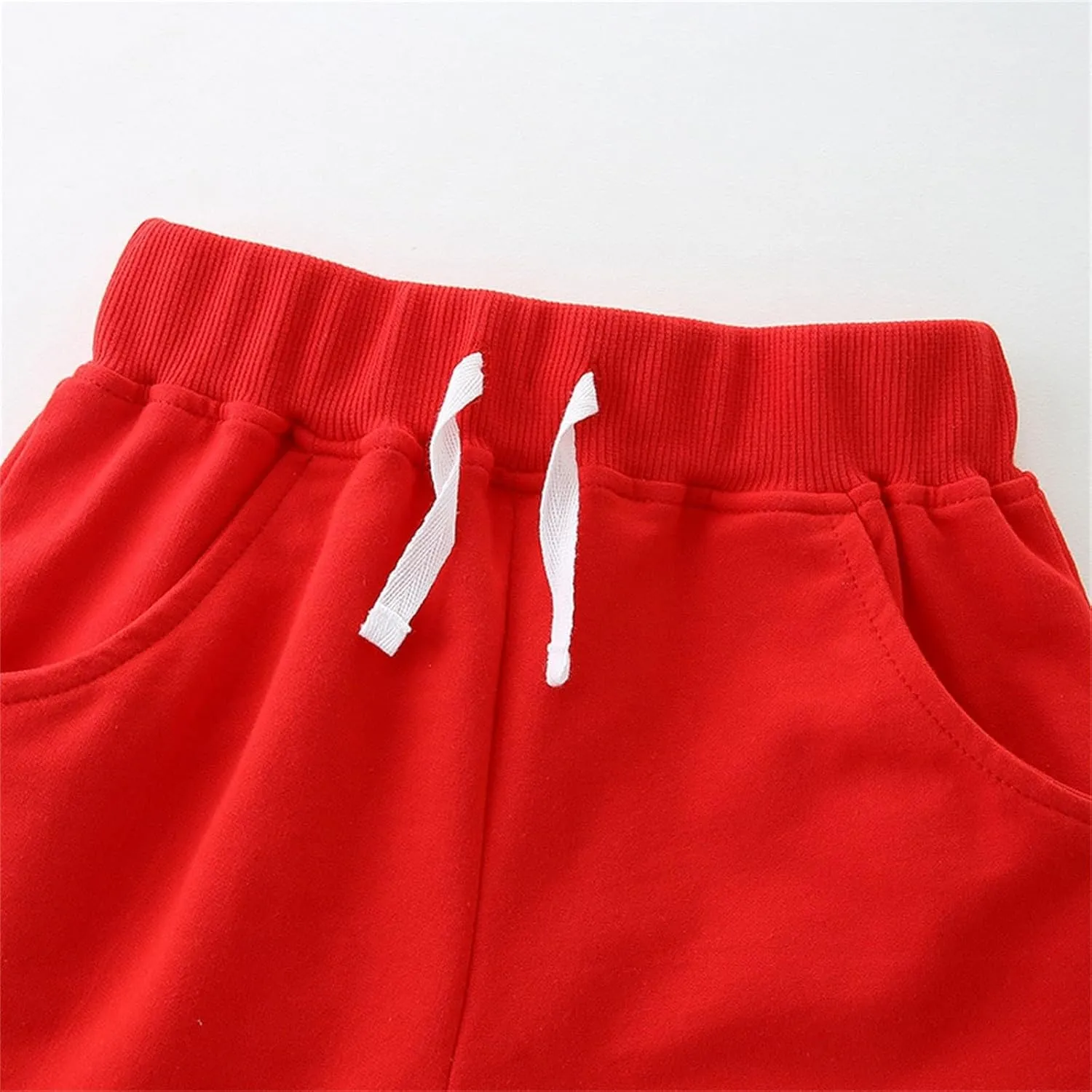 Toddler Boys Girls Basketball Shorts Solid Cotton Athletic Running Shorts Quick Dry Pull on Jogger Pants Summer Clothes
