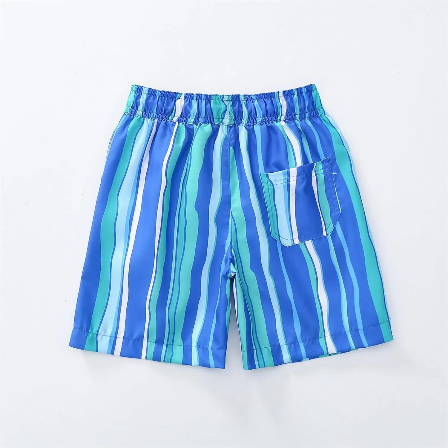 Toddler Cotton Summer Beach Shorts Boys Swim Trunks Elastic Waist Drawstring Loose Fit Athletic Girls Summer Wear