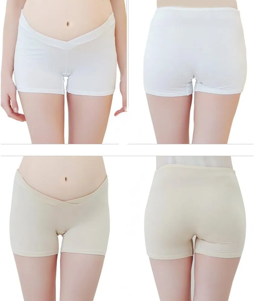 Tremour Women's Under the Bump Maternity Cradle Briefs Pregnancy Underwear Healthy Boyshort