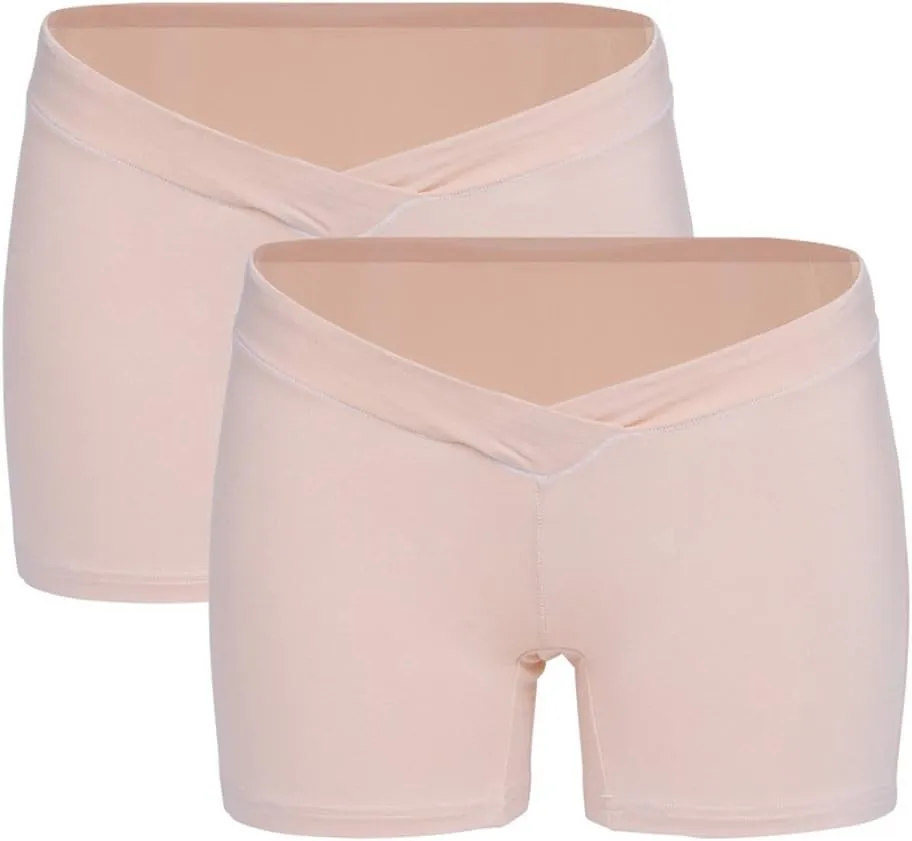 Tremour Women's Under the Bump Maternity Cradle Briefs Pregnancy Underwear Healthy Boyshort