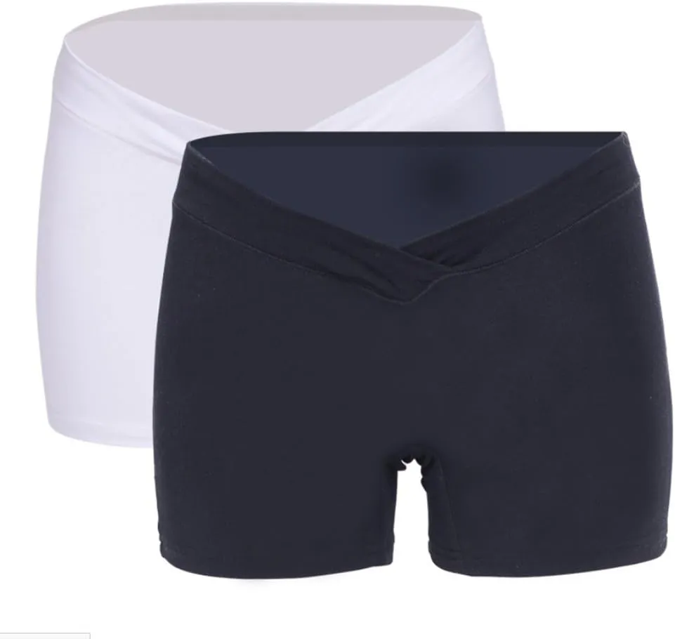 Tremour Women's Under the Bump Maternity Cradle Briefs Pregnancy Underwear Healthy Boyshort