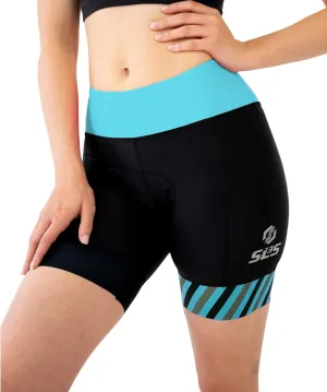 Triathlon Shorts Women - Super Comfy 6" Tri Shorts Women Triathalon Shorts - Slim Athletic Fit Womens Tri Shorts FRT