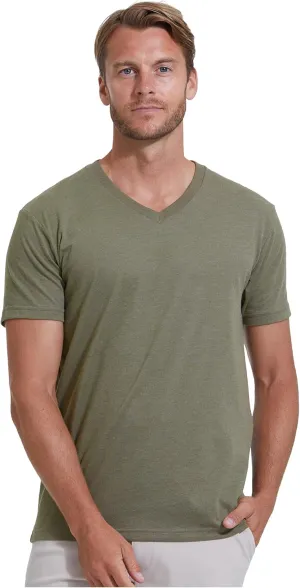 True Classic Mens V Neck T Shirts  Soft, Fitted Undershirts for Men Pack  Mens Undershirts  Cotton Blend, Tag-Free