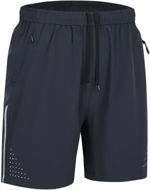 WENRONSTA Men's Athletic Workout Gym Shorts Quick Dry Lightweight Active Tennis Shorts 7" Running Sports Shorts