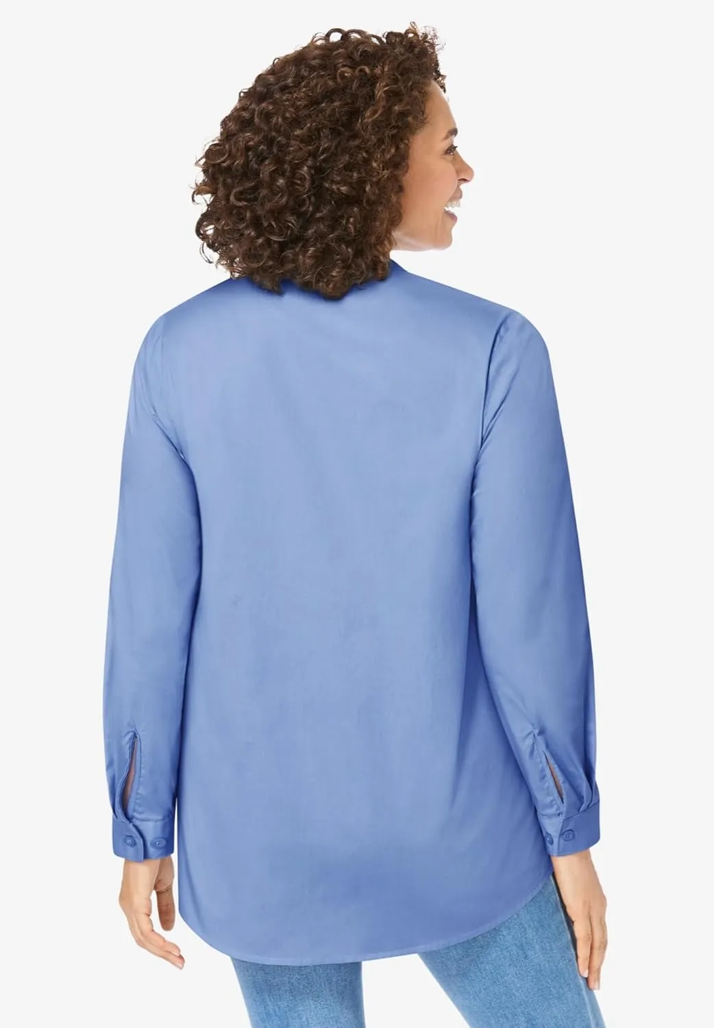 Woman Within Women's Plus Size Perfect Pintuck Tunic