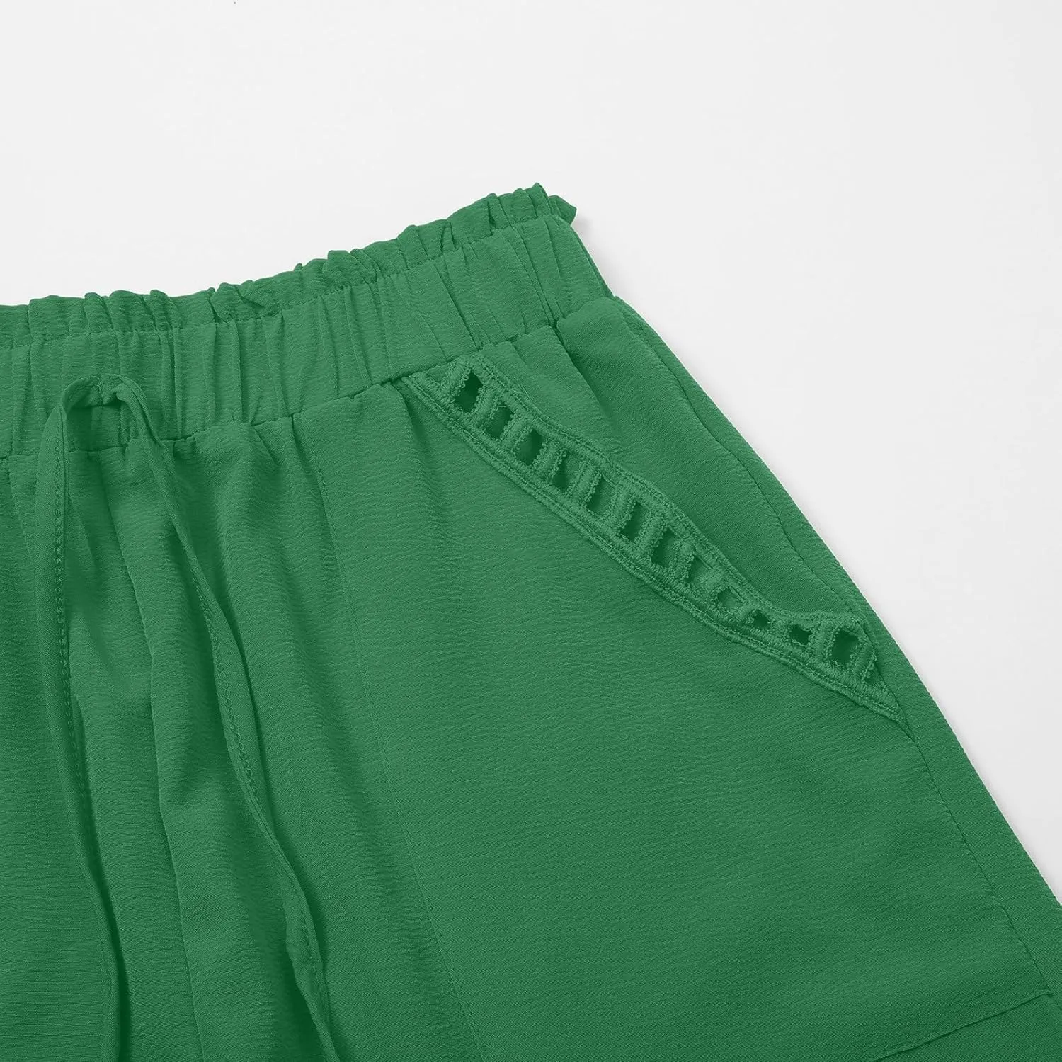 Women's Fashion Drawstring Shorts Casual Vacations Beach Summer Pants High-Waisted Lace-Up Office Relax Lounge Shorts