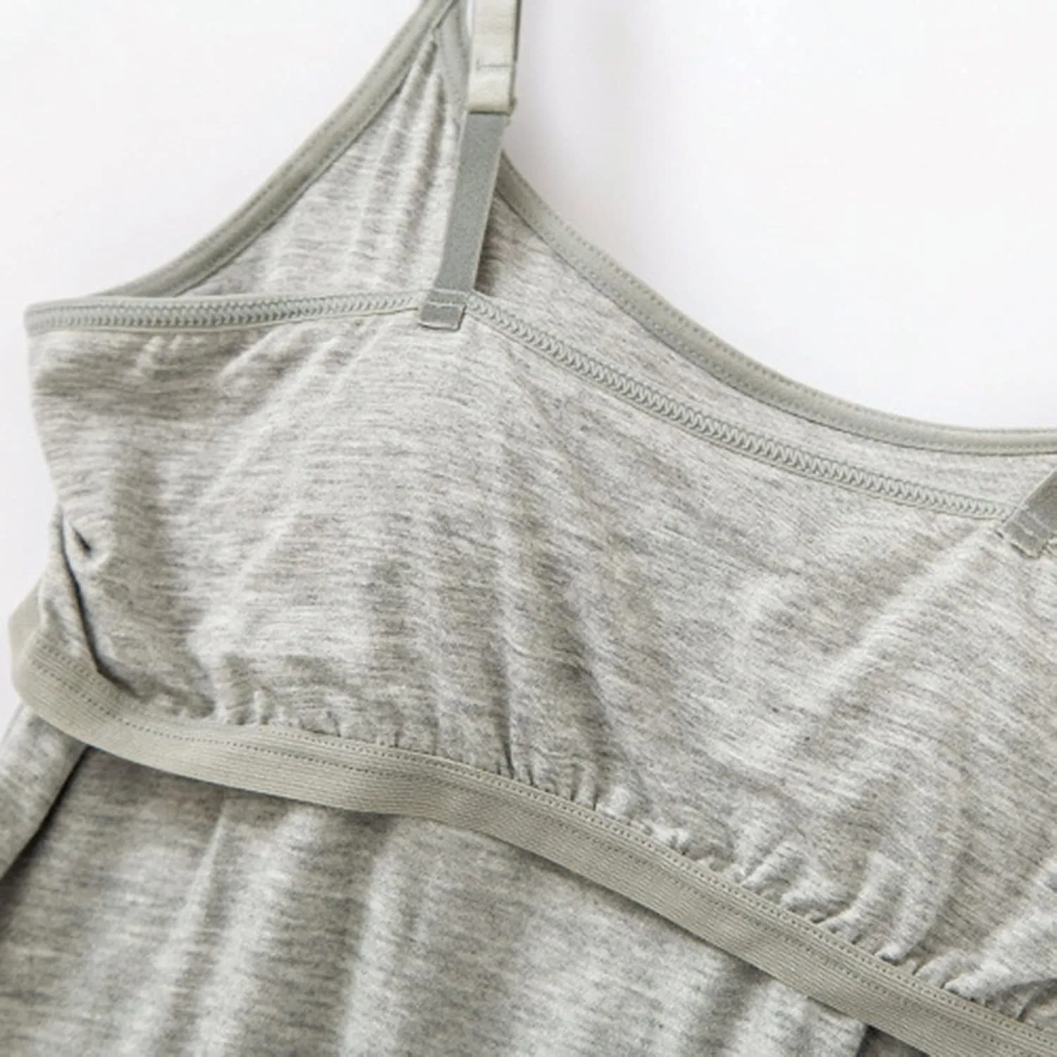Women's Seamless Adjustable Camisole Built in Shelf Bra Plus Size Cotton Layering Undershirts Soft Sports Casual Tops