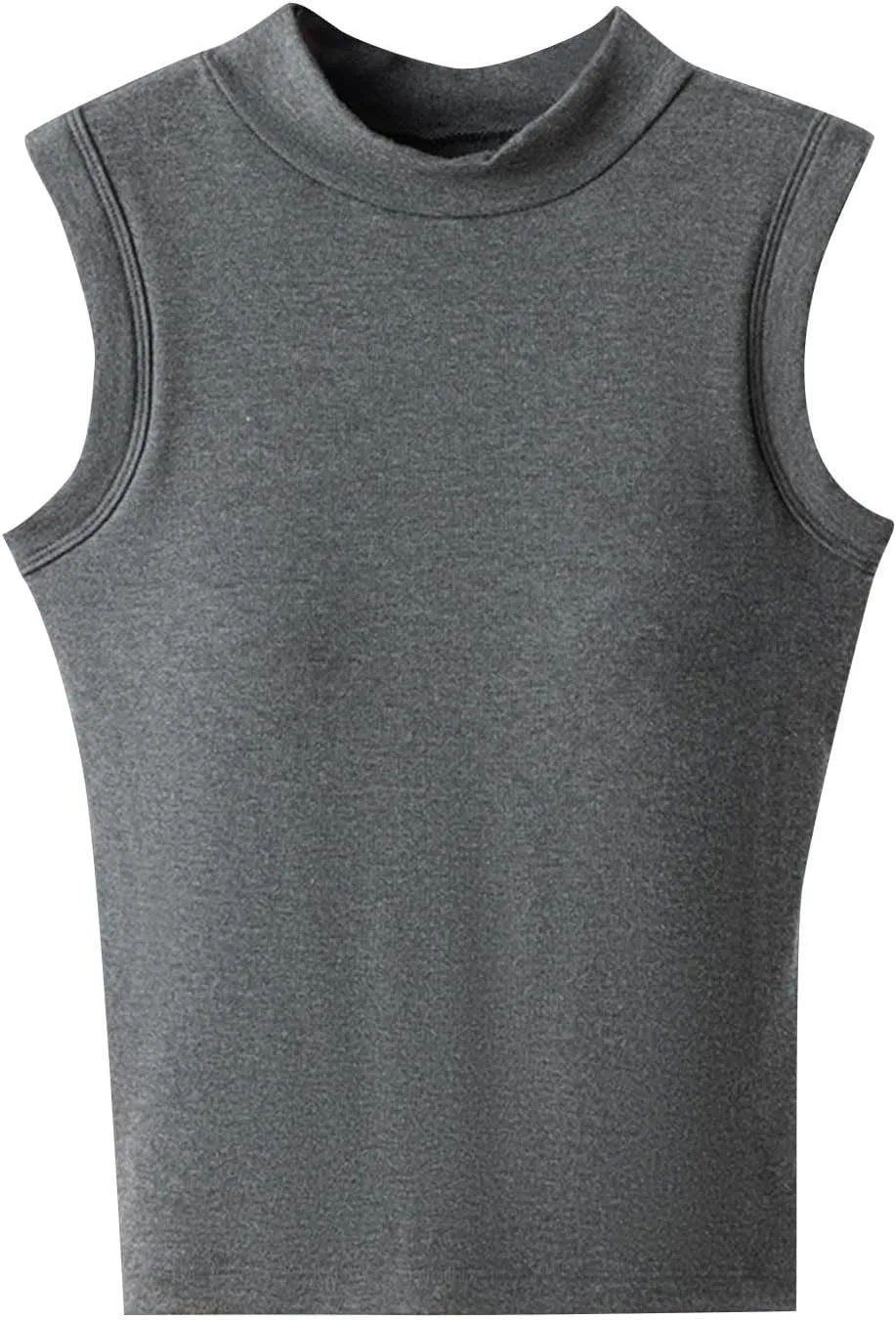 Womens Tank Tops with Built in Bra Slim Fit Mock Neck Shelf Bras Yoga Shirts Summer V Neck Basic Padded Undershirt