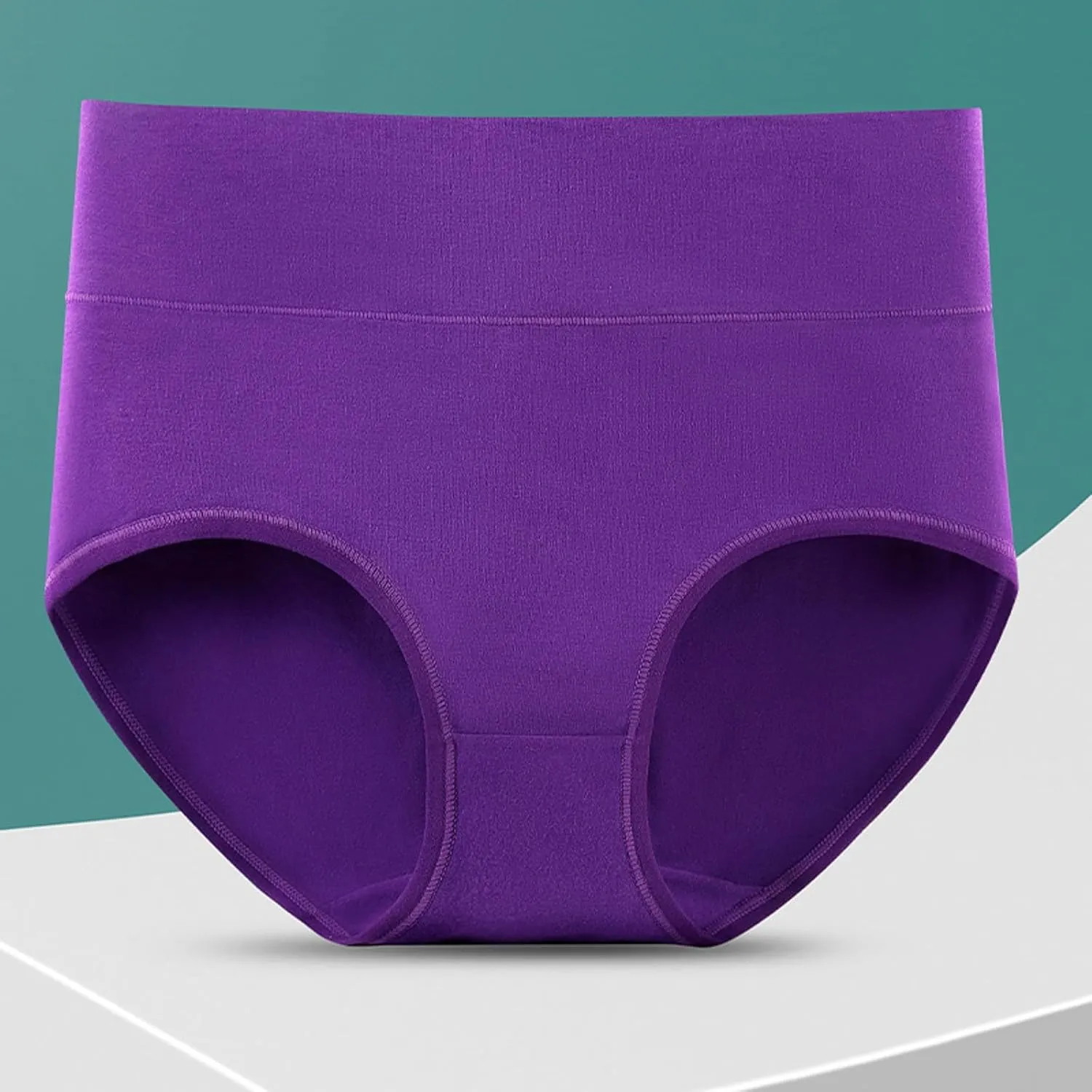 Womens Underwear High Waist Stretchy Pure Cotton Underwear Breathable Full Coverage Sleep Panties