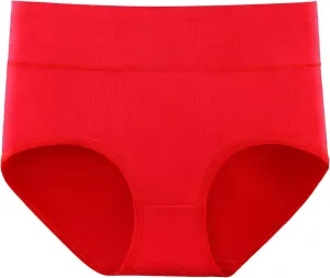 Womens Underwear High Waist Stretchy Pure Cotton Underwear Breathable Full Coverage Sleep Panties