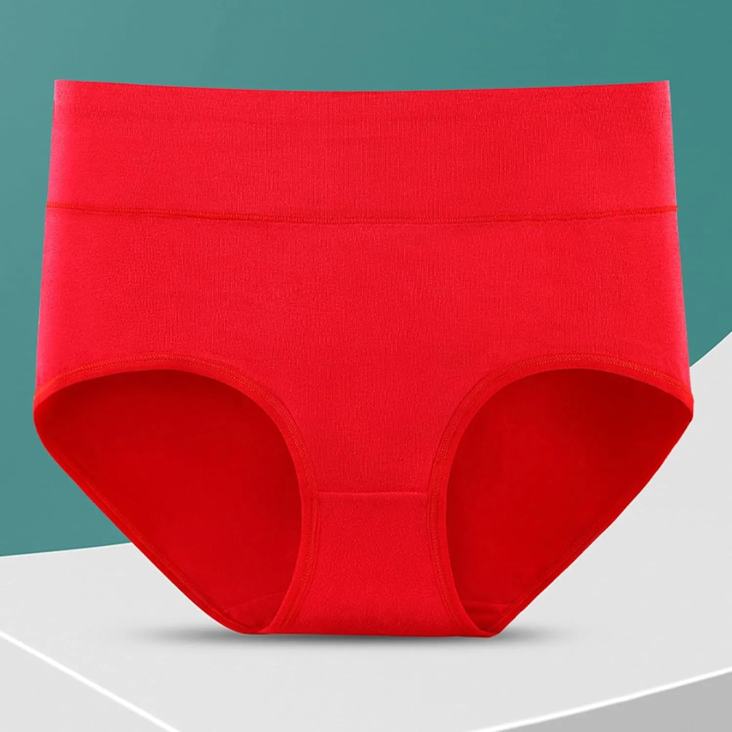 Womens Underwear High Waist Stretchy Pure Cotton Underwear Breathable Full Coverage Sleep Panties