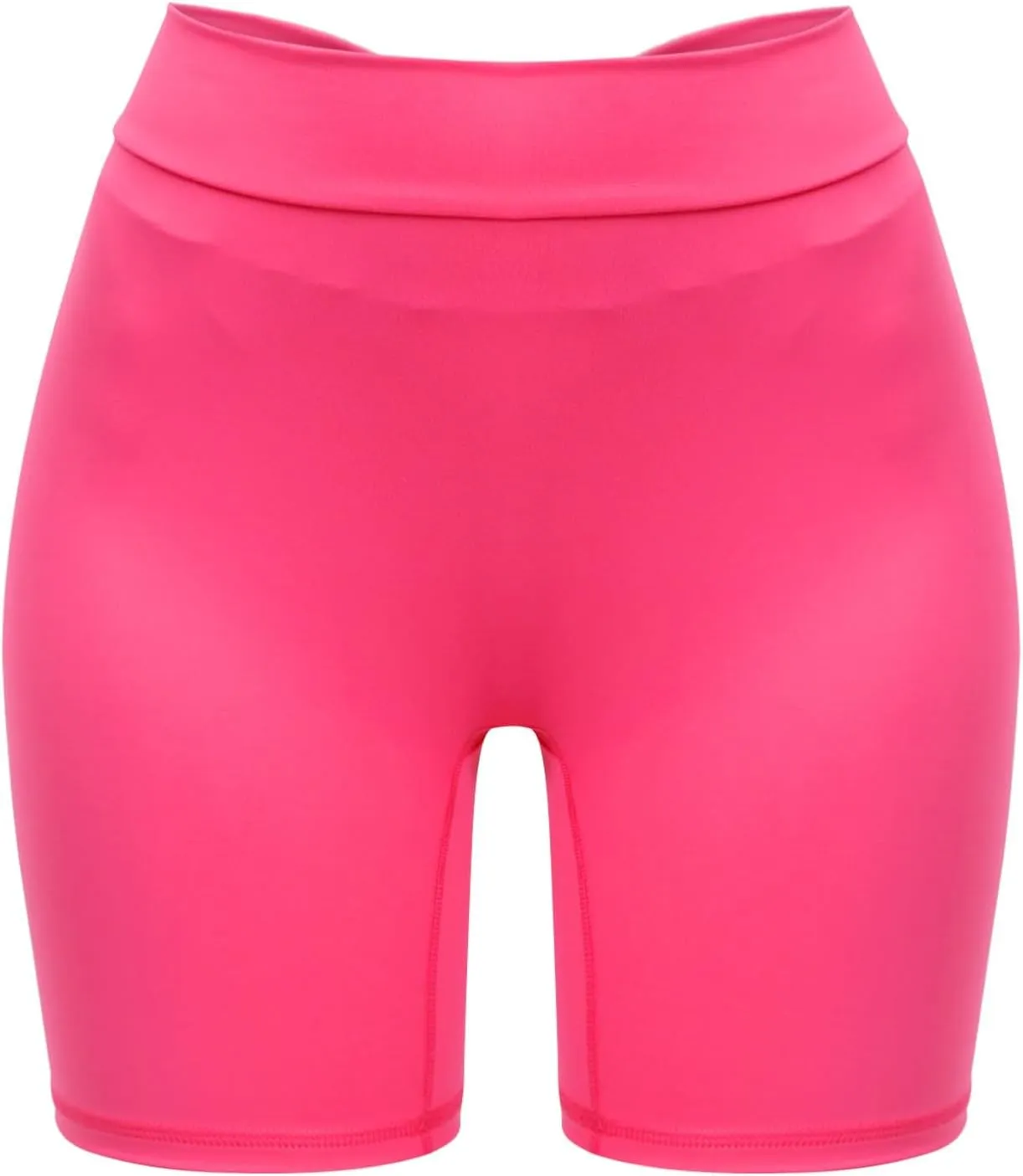 Women's V Back Leggings Shorts High Waisted Tummy Control Seamless Yoga Booty Biker Shorts Gym Pilates Running Biking