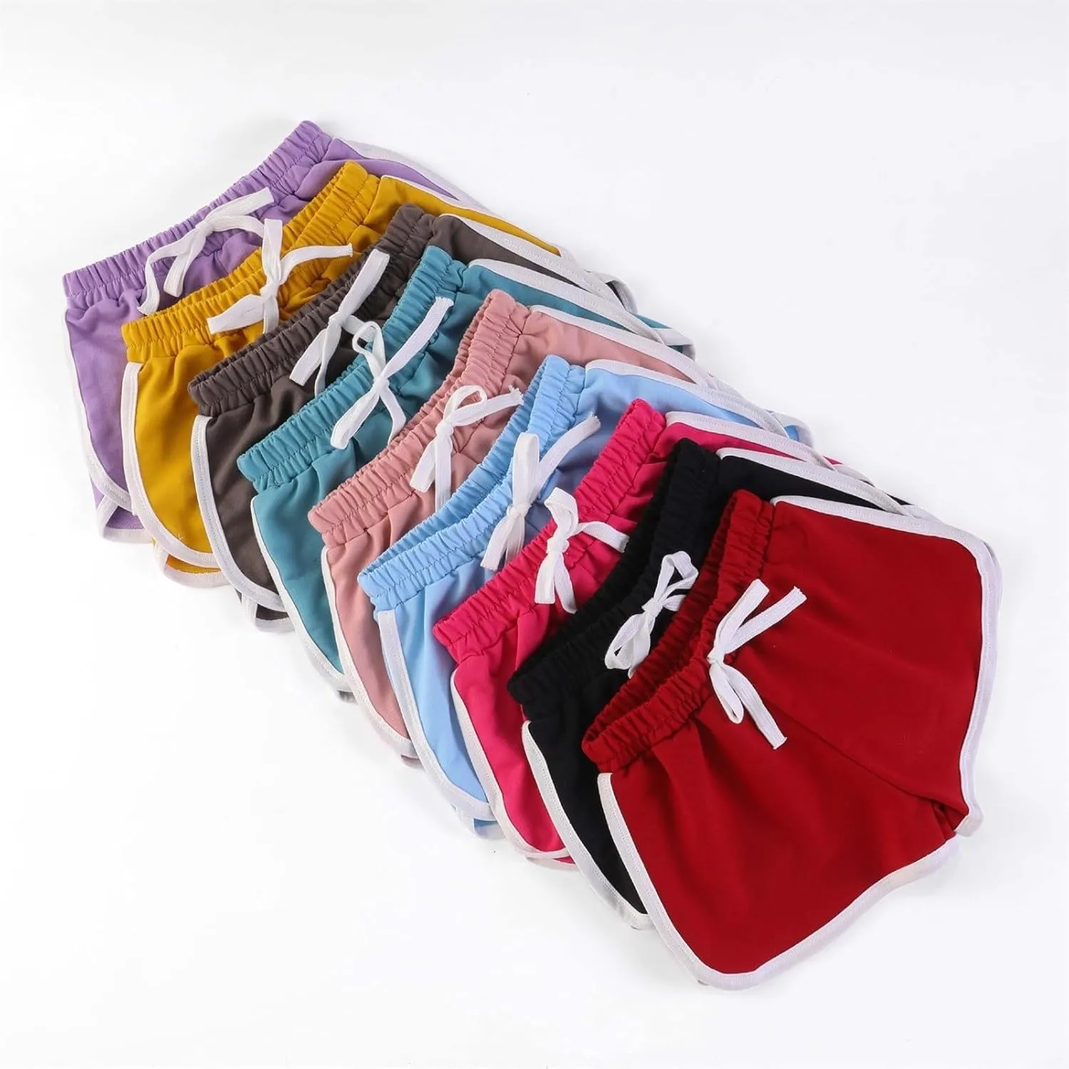 Youth Girls Running Athletic Cotton Shorts Toddler Kids Workout Dance Dolphin Short Summer Casual Outfits for Girls