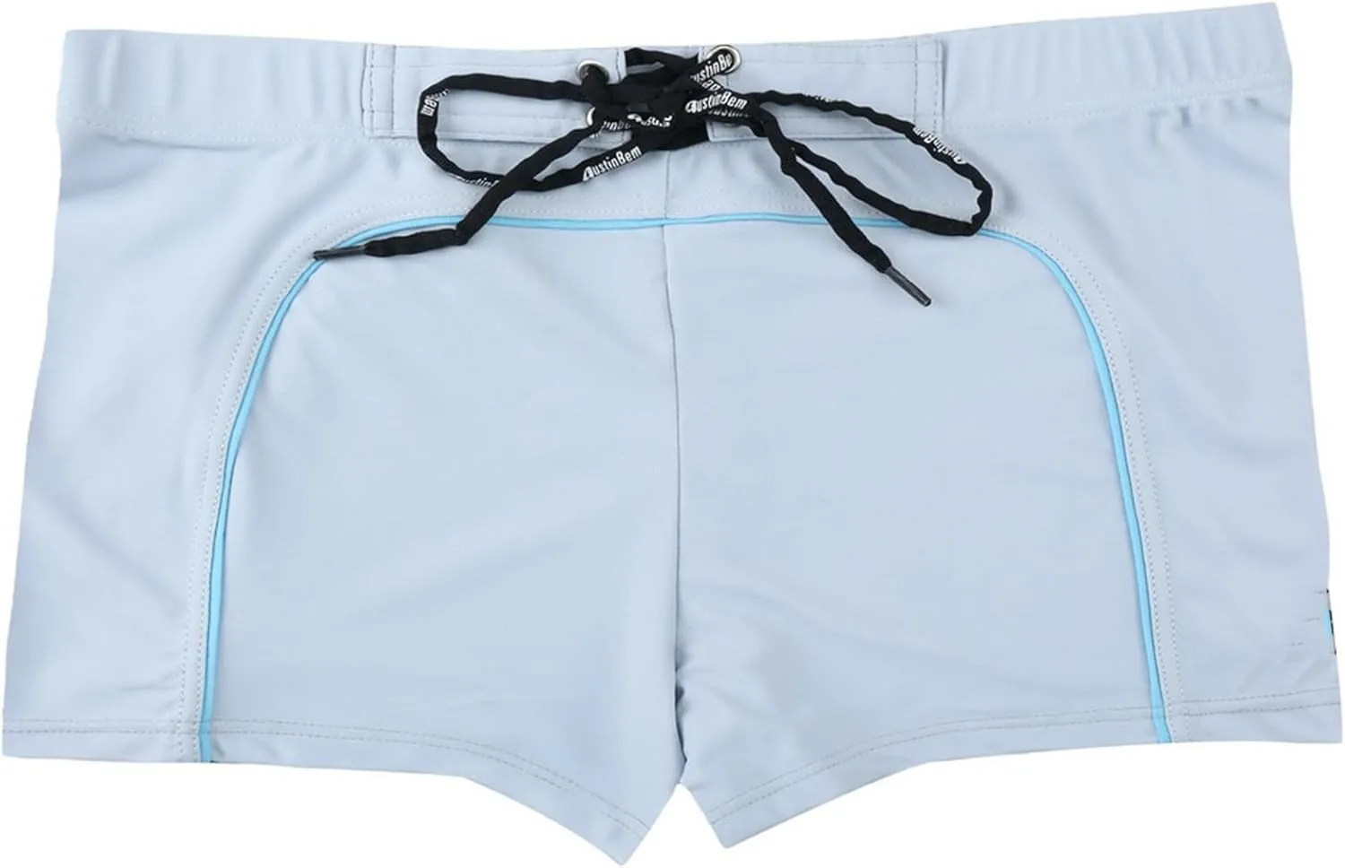 ZEFOTIM Mens Swim Shorts Drawstring Funny Color Block Trunks Fashions Surf Swimsuits