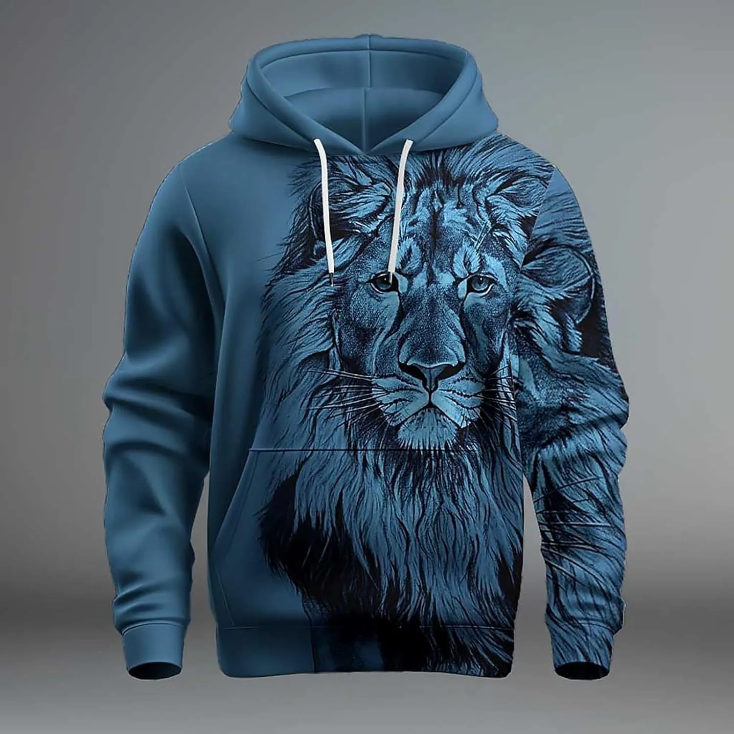 Zip Up Hoodie Men Winter Vintage Long Sleeve Hoodie Half Zipper Hooded Sweatshirt Top Workwear Multi Pocket Men Men