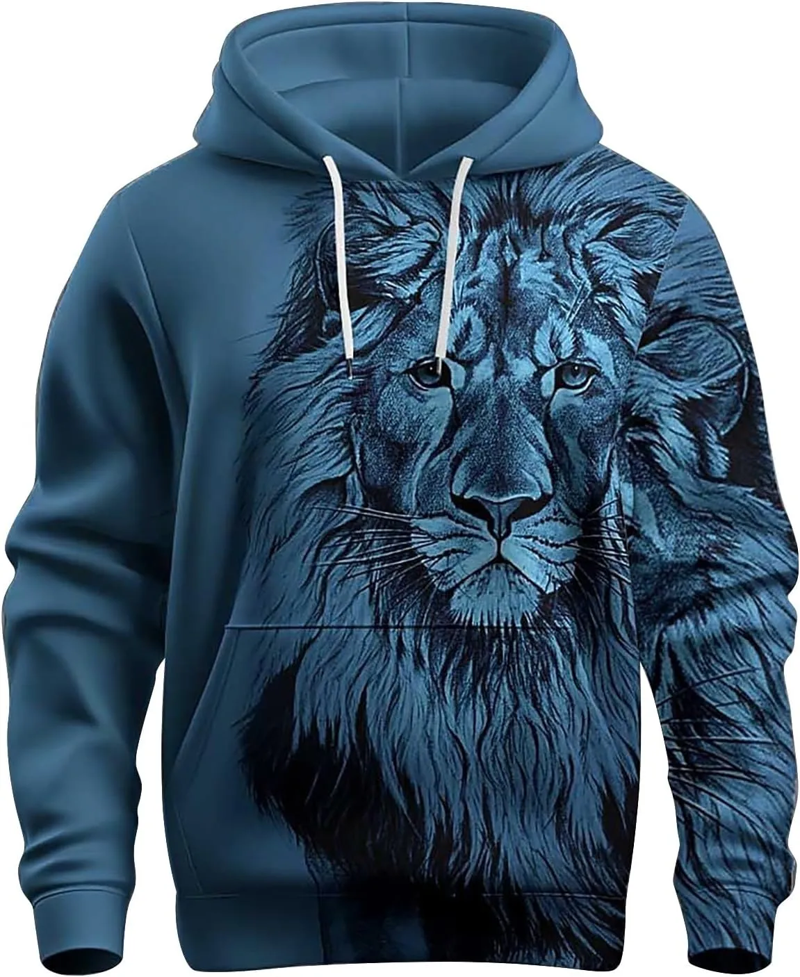 Zip Up Hoodie Men Winter Vintage Long Sleeve Hoodie Half Zipper Hooded Sweatshirt Top Workwear Multi Pocket Men Men
